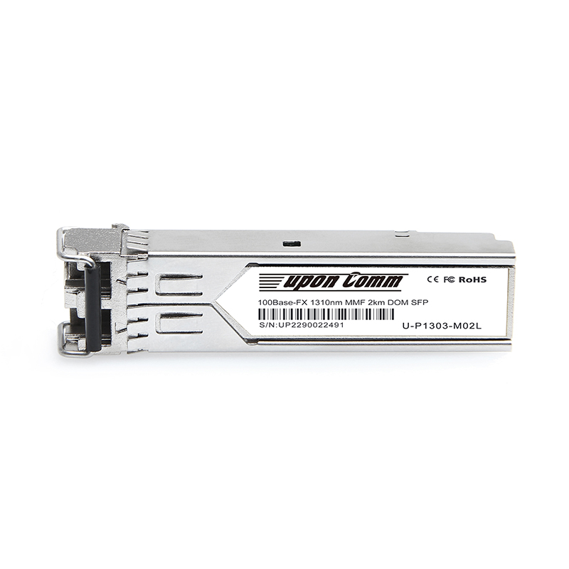 100Base-FX 1310nm MMF 2km DOM SFP Optical Transceiver